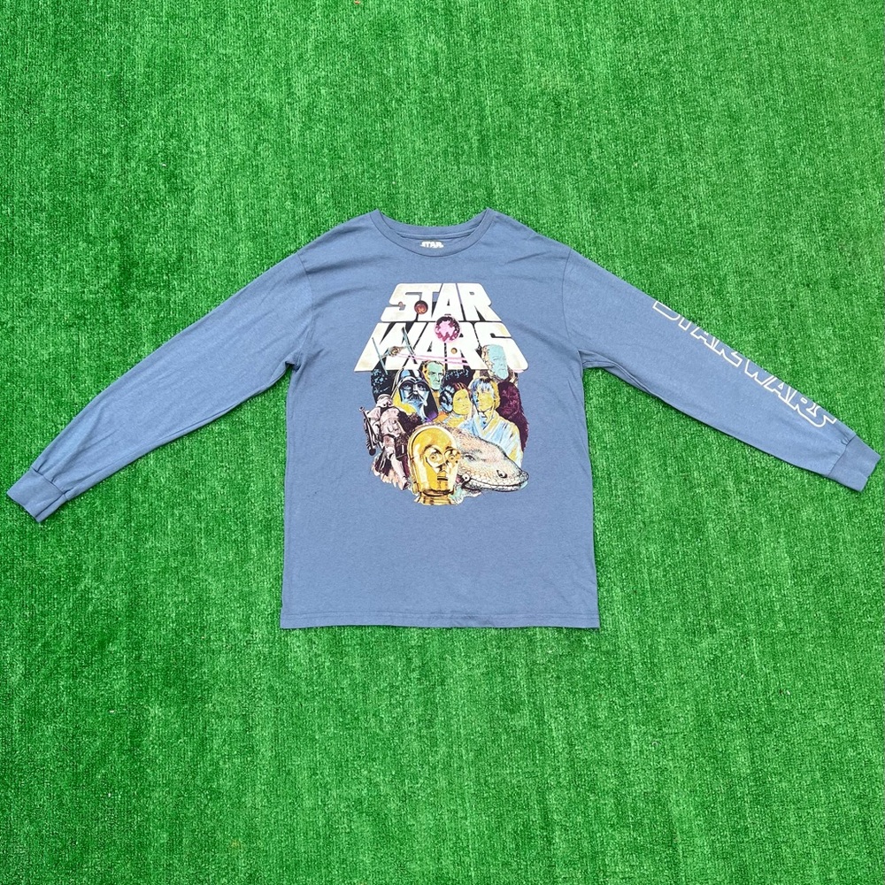 Star Wars Blue Long Sleeve Tee (M)